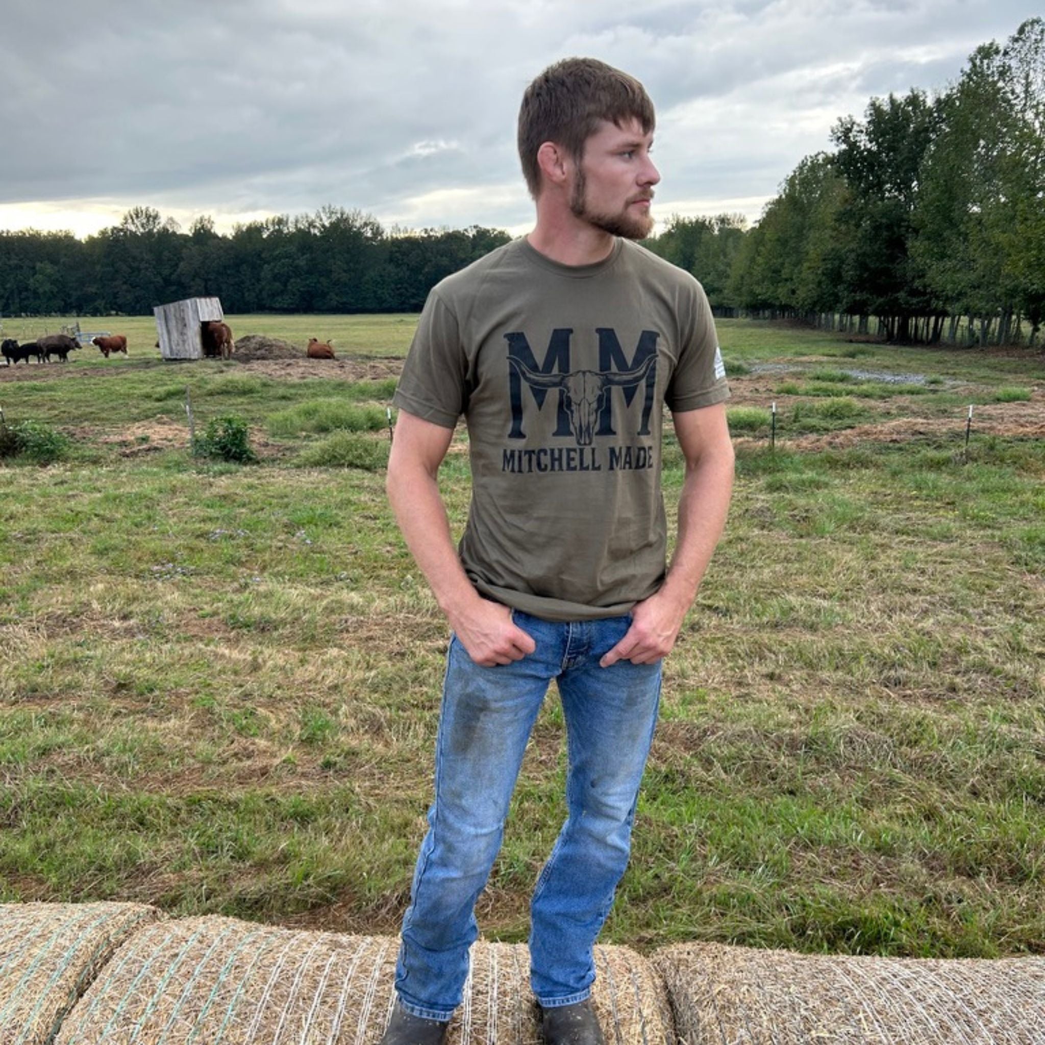 Skull Made In America Tee